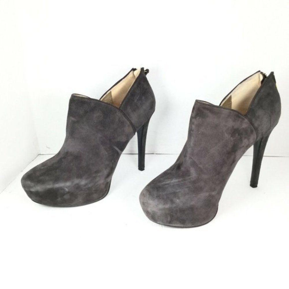 Nine West Women's Belanie Ankle Bootie Size 7.5 Gray
